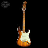 Full front of Used 2015 Fender Custom Shop Artisan Okoume Strat.