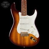 Front of Used 2015 Fender Custom Shop Artisan Okoume Strat.