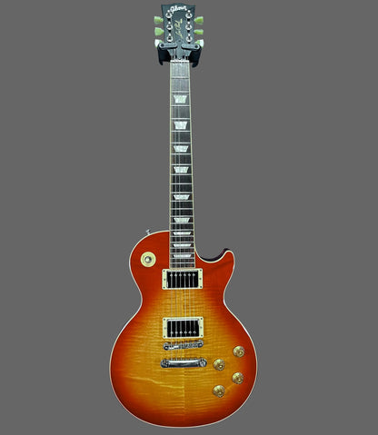 Full front of Used 2018 Gibson Les Paul Traditional Heritage Cherry Sunburst w/Case TFW2794