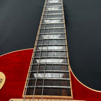 Fret board of Used 2018 Gibson Les Paul Traditional Heritage Cherry Sunburst w/Case TFW2794