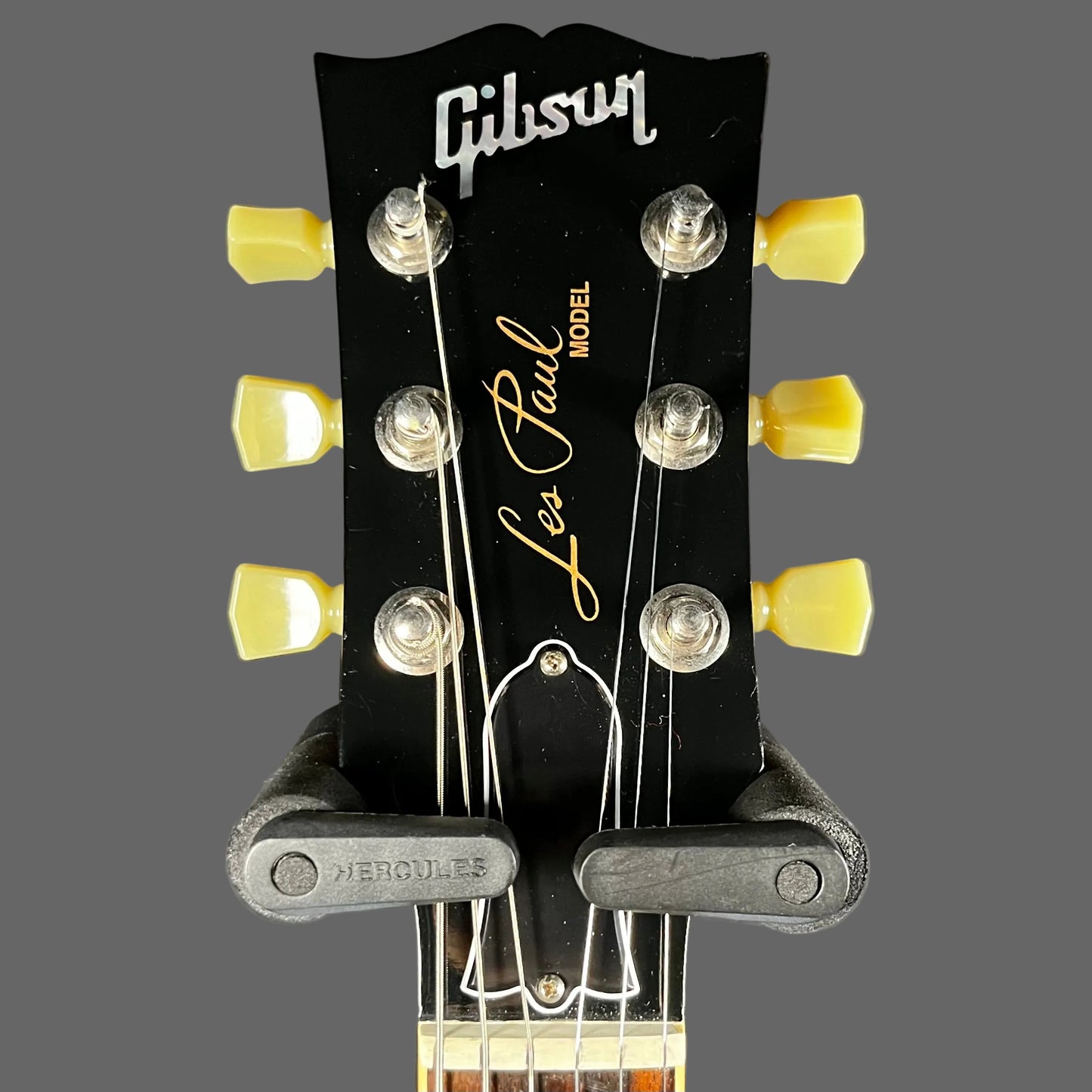 Headstock of Used 2018 Gibson Les Paul Traditional Heritage Cherry Sunburst w/Case TFW2794