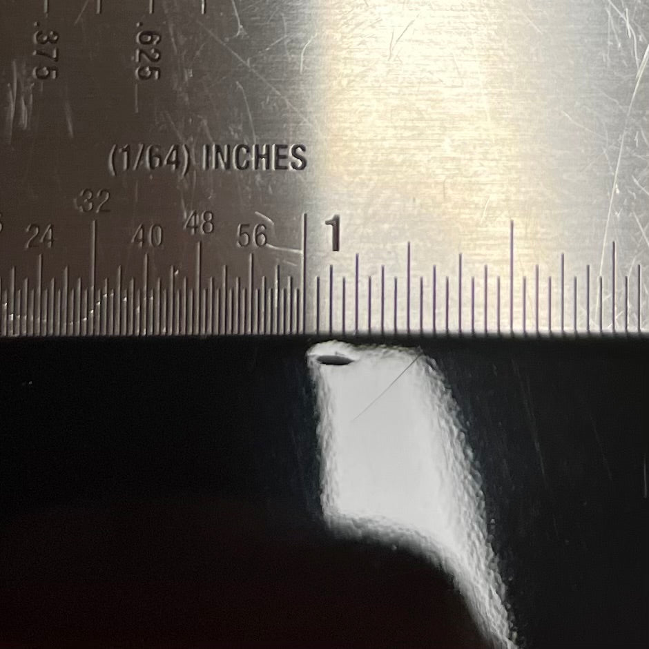 Ding on front of Used 2003 Fender American Telecaster 3 Tone Sunburst w/Case TFW2774