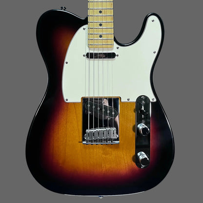 Front of Used 2003 Fender American Telecaster 3 Tone Sunburst w/Case TFW2774