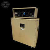 Back angle of Used Peavey Classic 100 Head.