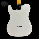 Back of Used 2020 Fender Jimmy Page Mirror Telecaster White Blonde.
