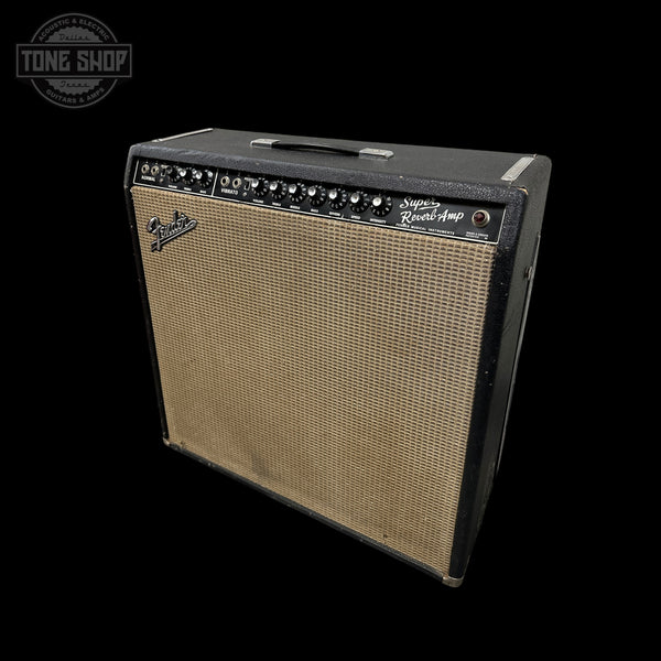 Front angle of Vintage 1967 Fender Super Reverb.