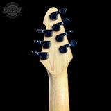 Back of headstock of Used Peavey Predator 7-String Grey.