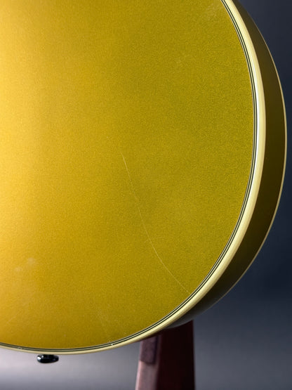 Scratches on back of Used Epiphone Jared James Nichols "Gold Glory" Les Paul Custom.