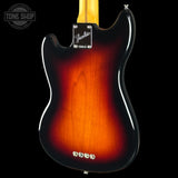 Back angle of Used Fender American Classic Pro Mustang Bass 3-Color Sunburst.