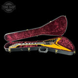 Gibson Custom Dealer Select Flying V Custom Heavy Antique White VOS w/case CS600142