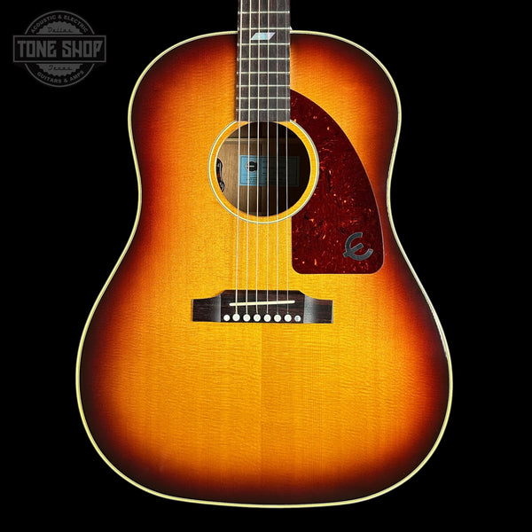 Front of Used Epiphone USA Texan FT-79 Sunburst.