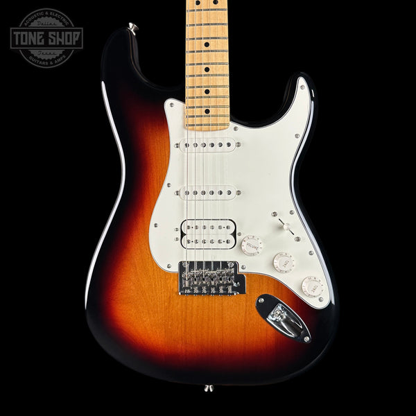 Front of Used 2020 Fender Player Stratocaster Sunburst.
