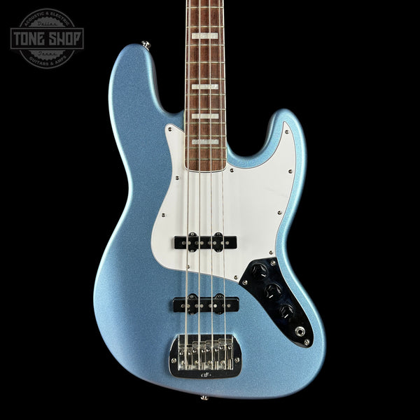 Front of Used G&L Tribute JB2 Lake Placid Blue.