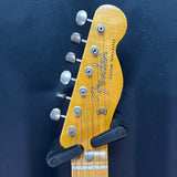 Headstock of Used 2022 Fender Custom Shop Limited '59 Telecaster Relic Black w/Case TFW2805