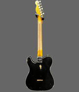 Full back of Used 2022 Fender Custom Shop Limited '59 Telecaster Relic Black w/Case TFW2805