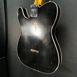 Side back of Used 2022 Fender Custom Shop Limited '59 Telecaster Relic Black w/Case TFW2805