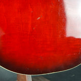 Wear on back of Vintage 1965 Harmony H-78 Red Burst.