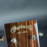 Wear on headstock of Used 2023 Martin 00-28 Modern Deluxe.