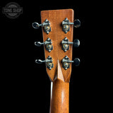 Back of headstock of Used 2023 Martin 00-28 Modern Deluxe.