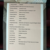 Spec sheet for Used Martin Custom Shop 0000 28 Style Adirondack / WEIR 1935 Sunburst.