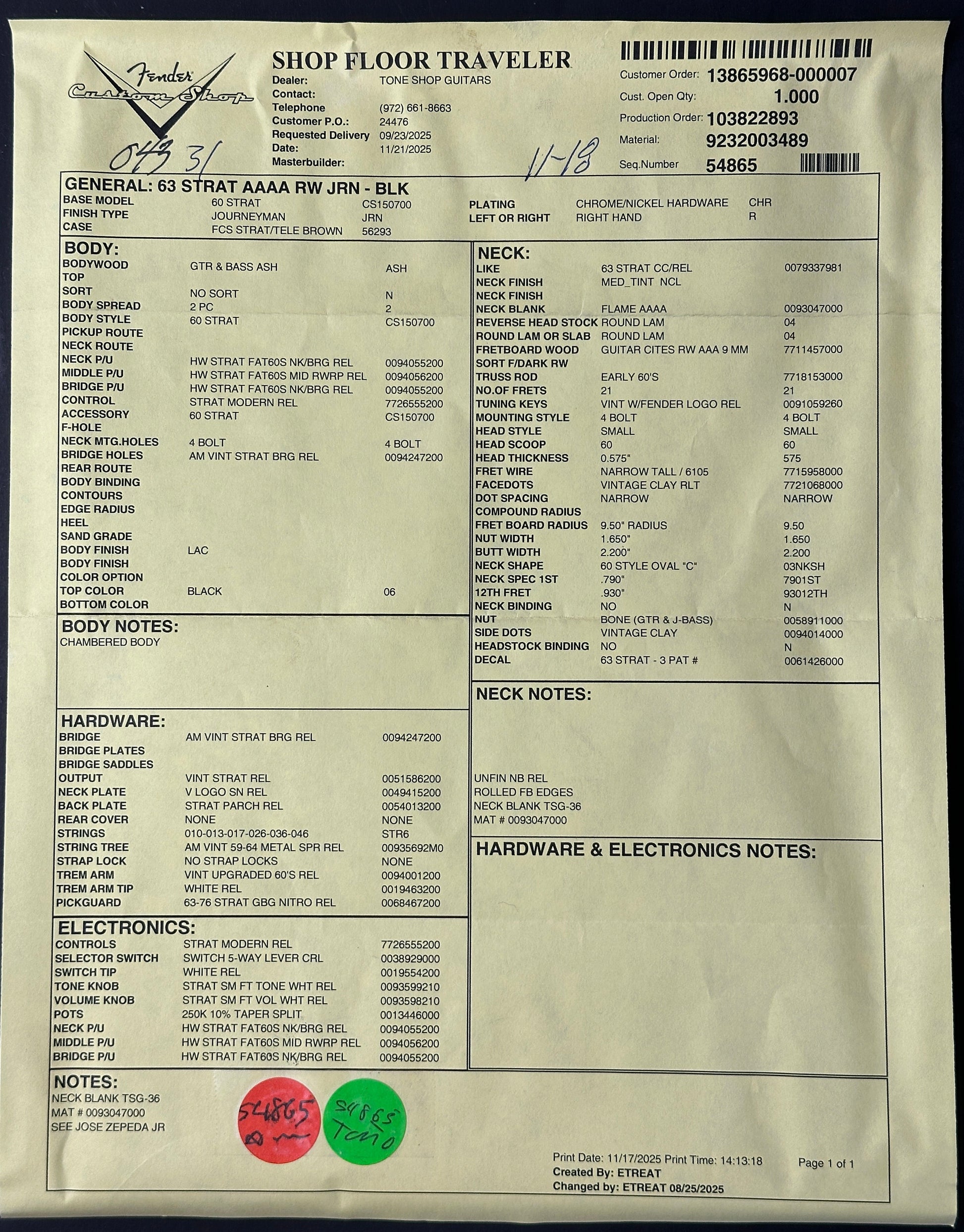 Document with text and checkboxes on a dark background