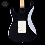 Back of Used 2010 Fender Custom Shop 1960 Stratocaster NOS Black Matching Headstock.