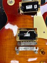 Used 2000 Epiphone Les Paul MIK w/EMGs Cherry Sunburst w/case TSU25190