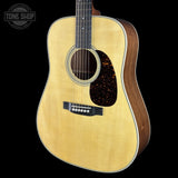 Front angle of Used 2025 Martin Custom Shop 28 Style Honduran RW.