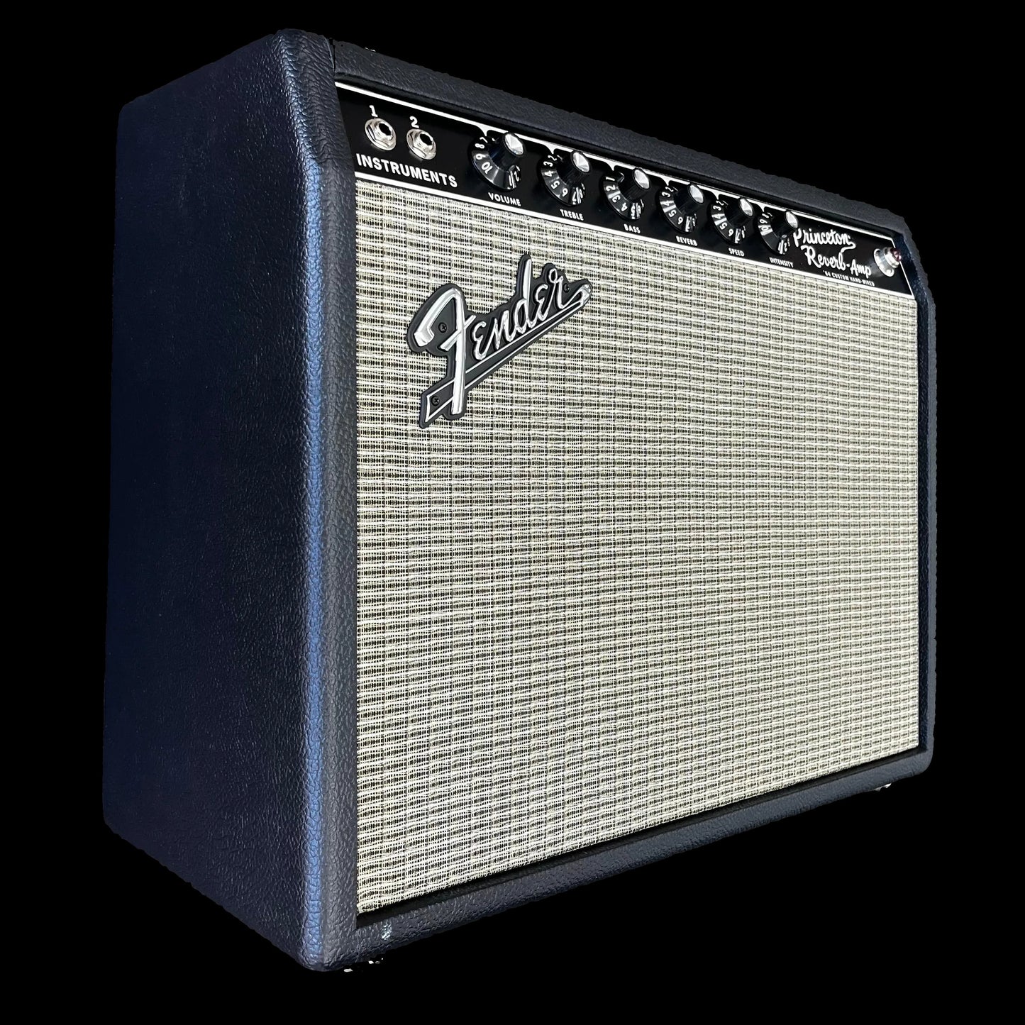 Side of Used 2023 Fender 64 Custom Hand-Wired Princeton Reverb 1X10" TFW2808