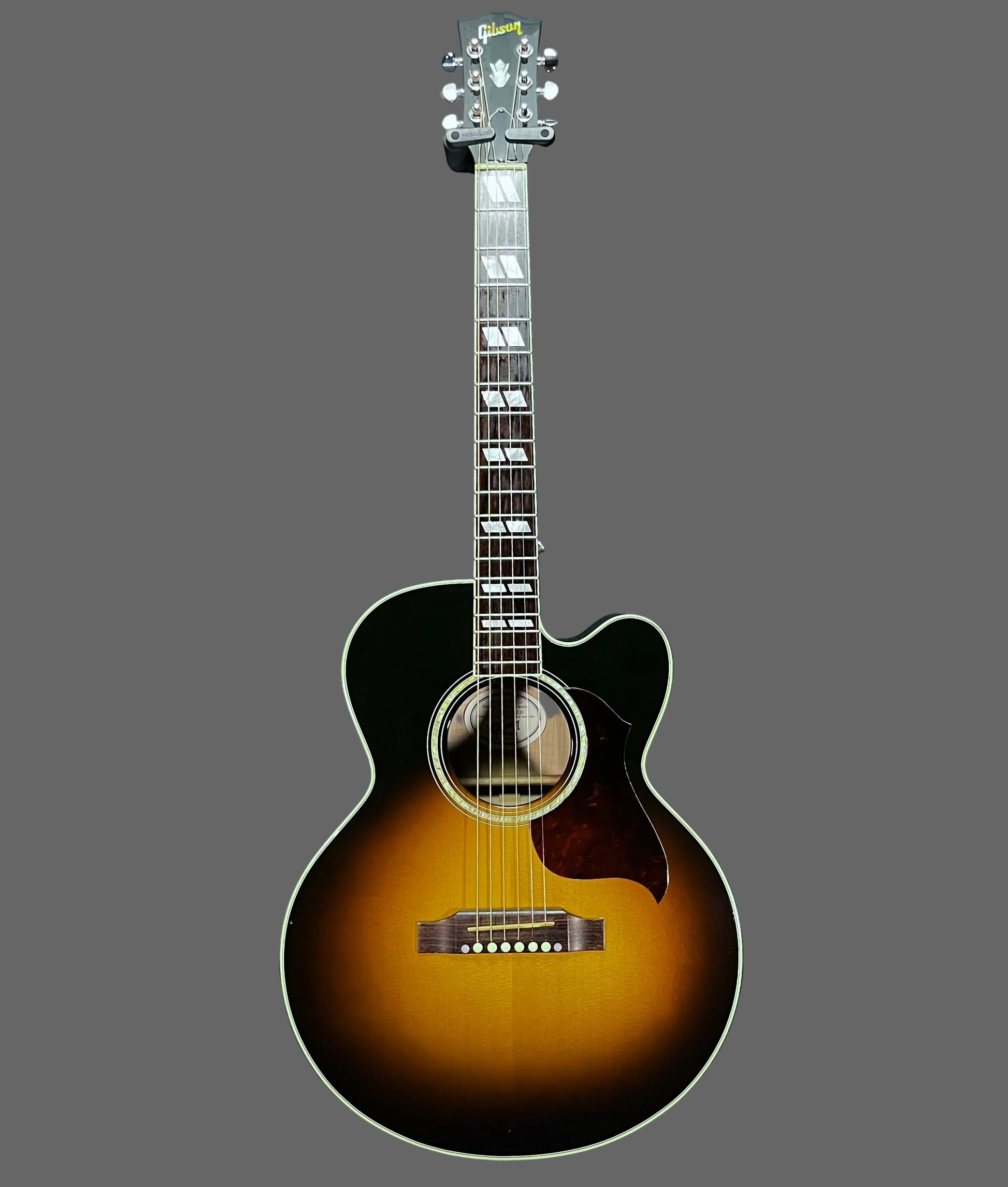 Full front of Used 2010 Gibson J-165 Sunburst w/Case TFW2806