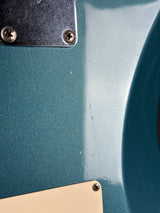 Wear on back of Used 2010 Fender Custom Shop Greg Fessler Masterbuilt 50s Closet Classic Strat Lake Placid Blue.