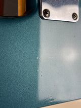 Wear on back of Used 2010 Fender Custom Shop Greg Fessler Masterbuilt 50s Closet Classic Strat Lake Placid Blue.