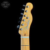 Headstock of Used 2023 Fender Vintera II Nocaster Blonde.