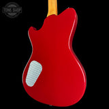 Back angle of Powers Electric A-Type Select Washed Cherry / Garnet Red.