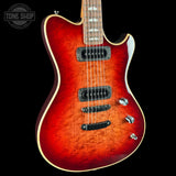 Front angle of Powers Electric A-Type Select Limited Birdseye Lava Burst PF42 Hardtail.