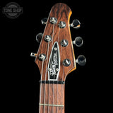 Headstock of Powers Electric A-Type Graphite Metallic FF42.