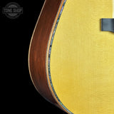 Front angle of Martin Custom Shop 45 Style Dread Alt Torch Adirondack/Madagascar Rosewood.