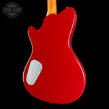 Back angle of Powers Electric A-Type Select Washed Cherry / Garnet Red.