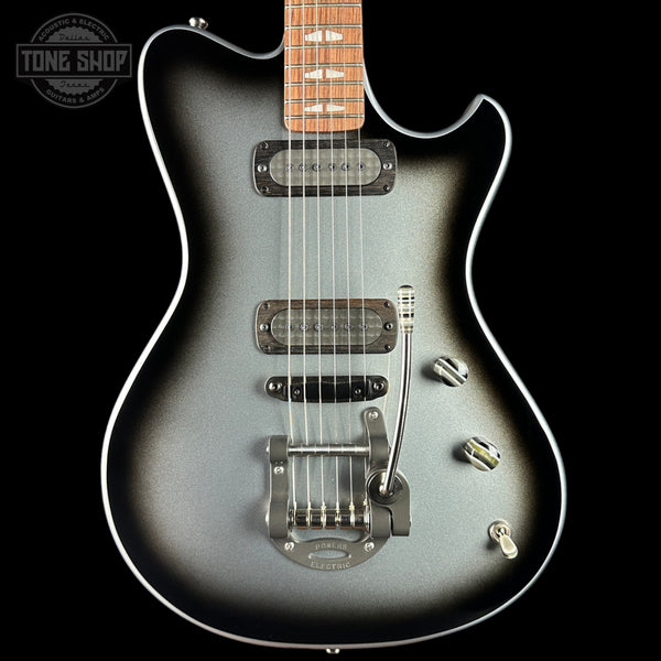 Front of Powers Electric A-Type Silverburst FF42.