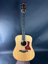 Acoustic guitar on a dark blue background