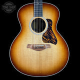 Front of Taylor Gold Label 714e Prototype Sunburst Indian Rosewood/Torrefied Sitka Firestripe  PG.