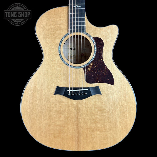 Front of Taylor 614ce Prototype Next Generation Maple/Torrefied Sitka.