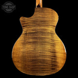 Back of Taylor 614ce Prototype Next Generation Maple/Torrefied Sitka.