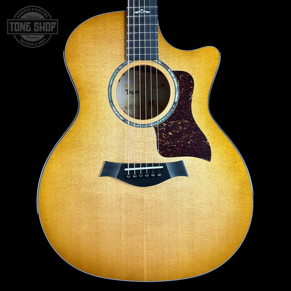 Front of Taylor 614ce Prototype Next Generation Maple/Torrefied Sitka.