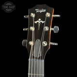 Headstock of Taylor 614ce Prototype Next Generation Maple/Torrefied Sitka.
