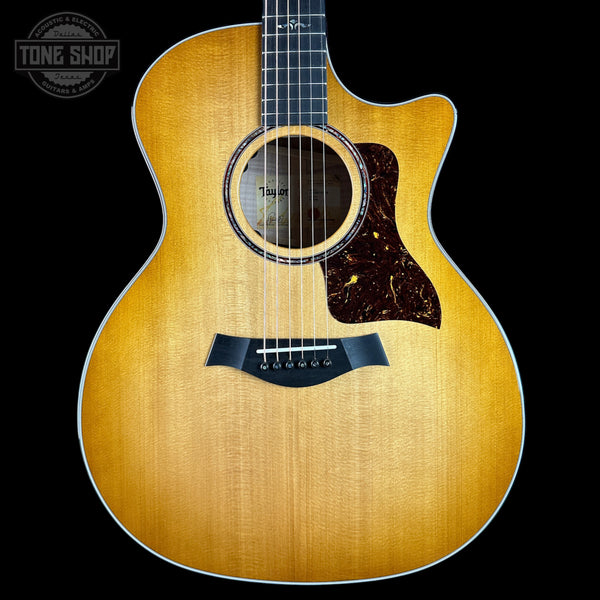 Front of Taylor 614ce Prototype Next Generation Maple/Torrefied Sitka.