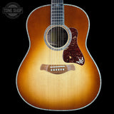 Front of Taylor Gold Label 917e Prototype Sunburst Honduran Rosewood.