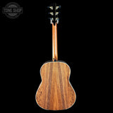 Full back of Taylor Gold Label 917e Prototype Sunburst Honduran Rosewood.
