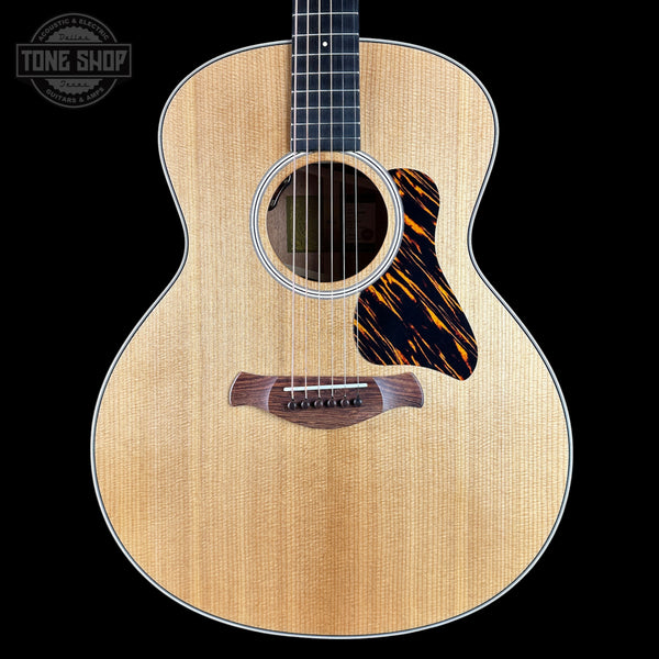 Front of Taylor Gold Label 514e Prototype Mahogany/Torrefied Sitka.