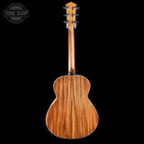 Full back of Taylor Gold Label 514e Prototype Mahogany/Torrefied Sitka.